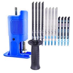 ERYUE Drill Converter,ERYUE Reciprocating Saw Adapter Electric Drill Modified Saw Attachment Electric Drill to Reciprocating Saw Converter with Saw Blade Replacement Cutting Tool for Wood/PVC/Metal