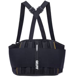ToughBuilt - Back Support Belt - Large - Attached Suspenders, Comfortable, Durable - TB-45G-L
