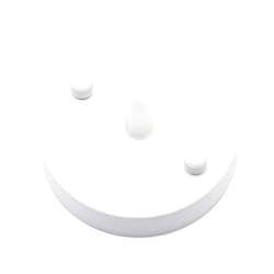 binifiMux Ceiling Canopy Kit, 2-Pack White Ceiling Plate Chassis Base Pendant Light Accessories 98mm x 18mm w Screw