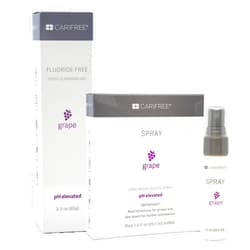 CariFree Kids Kit | CariFree Fluoride Free Gel & CariFree Spray: Grape Flavored, Neutralizes pH, Freshens Breath & Moistens Mouth, Dentist Recommended for Oral Care, Made in The U.S.A.