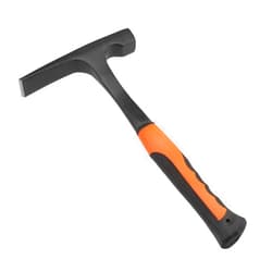 GENHAKON 30 oz, brick hammer, Masonry Hammer, All Steel Geologist Hammer, Bricklayer's/Mason's Hammer with Shock Reduction Grip for Mining, by GENHAKON.