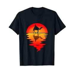 Funny Hump Day Camel Lover Camel Vintage Sunset Camel Ride Arabian Camel Animal T-Shirt