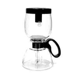 Yama Glass 5-Cup Stovetop Siphon Coffee Maker, 15 Oz Vacuum Brew, Heat-Resistant Borosilicate Glass