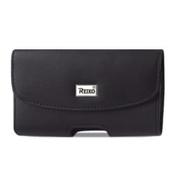 Reiko Wireless Horizontal Pouch with Magnetic Closure (6.62X3.46X0.68) - Black