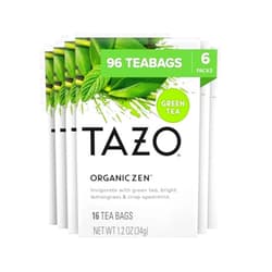 TAZO Regenerative Organic Zen Green Tea, 16 Cont (Pack of 6)