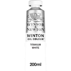 Winsor & Newton Winton Oil Color, 200ml (6.75-oz) Tube, Titanium White