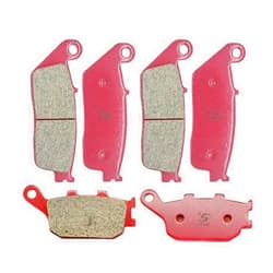 S SYUU Ceramic Motorcycle Front Rear Brake Pads Set Compatible with Kawasaki 650 Z 650 ER 650 2017-2024, Z750 ZR 750 2007-2011 KLE650 Versys 650 2016-2020 2021 2022 2023 2024 FA142F FA142F FA174R
