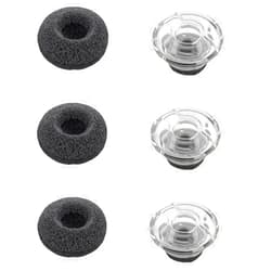 SNHTLS Earbud Tips Replacement Compatible with Plantronics Voyager Legend Headphones 3 Pcs Earbuds Ear Gels Tips and 3 Pcs Foam Compatible with Voyager Legend 5200 Earphone