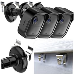 Hibezos Blink Outdoor Vinyl Siding Mount with Waterproof Case, No-Hole Needed Mounting Bracket and Full Weather Proof Cover for All-New Blink Outdoor Security Camera System(3 Pack)