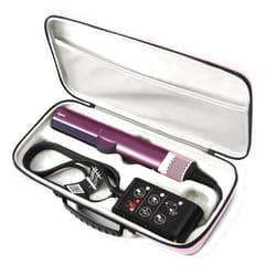 Guganas Hard travel Case Compatible with Dyson Airstrait Straightener, Carrying storage Bag for Airstrait HT01. (Pink)