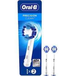 Procter & Gamble Oral-B Precision Clean Replacement Brush Heads for an Oral-B Electric Toothbrush, Pack of 2