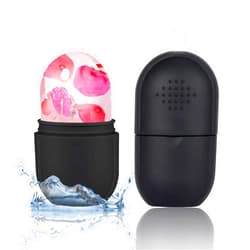 Oarkive Ice Roller for Face and Eye, Upgrated Ice Face Roller, Facial Ice Roller Skincare Ice Roller, Contour Ice Cube for Face Ice Face Massager, Silicone Ice Mold for Face for Beauty Puffiness Pain Relief
