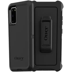 OtterBox Defender Series Screenless Edition Case for Samsung Galaxy S20 & S20 5G (Only) - Holster Clip Included - Non-Retail Packaging - Black