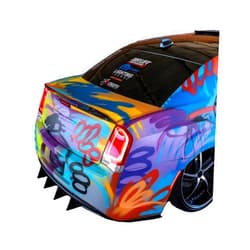 Authority Motorsport LLC Rear Diffuser 6 Piece Kit V1 Compatible with Chrysler 300 2015-2021