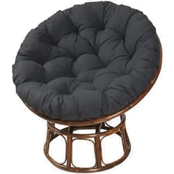 YWBXSHKD Papasan Outdoor Chair Cushion 60x60cm, Outdoor Cushion for Papasan Round Chair, Garden Swing Cushion Replacement, Soft Thicken Comfy Hanging Basket Chair