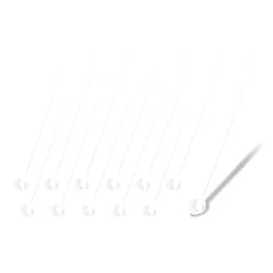 PENTA ANGEL Micro Teaspoon Scoops Penta Angel 12Pcs Tiny Measuring Spoons Mini Platic Scoops Measurement Tools for Cosmetics Medicines Powders Spice Seasoning (12, 0.25 ml)