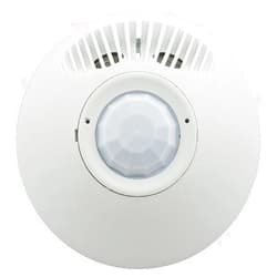 Hubbell ATD1000CL Adaptive Dual Ultrasonic & Passive Infrared Ceiling Sensor, 1000 Sq. Ft. Coverage, White