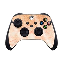 MIGHTY SKINS MightySkins Glossy Glitter Skin Compatible with Xbox Series X and S Controller - Flashy Apricot Marble | Protective, Durable High-Gloss Glitter Finish | Easy to Apply | Made in The USA