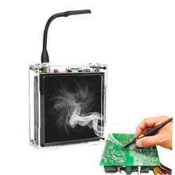 BANRIA Soldering Practice Kit, DIY Solder Fume Extractor Soldering Project Kit, Solder Smoke Absorber Kit with LED Light & Filters, Solder Smoke Remover Absorber DIY Working Fan for Soldering Station