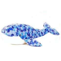 MIAOHAHA Plush Humpback Whale Toy, Plush Animal Body Pillow, Large Blue Whale Stuffed Animals Toy Pillow Fish Gifts (50cm/19.7in)