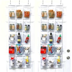 Simple Houseware Crystal Clear Over The Door Hanging Pantry Organizer (52