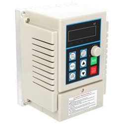 FAHKNS Variable Frequency Drive AC 220V/0.75kw 1HP 5A VFD Inverter Single Phase to 3 Phase Frequency Converter for Spindle Motor Speed Control