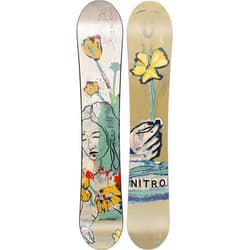 Nitro Snowboards Women's Mercy BRD '25, Allmountainboard, Twin, Cam-Out Camber, Urban