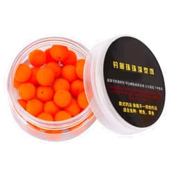 Keenso Carp Fishing Lure, 30Pcs/Box 10/12mm Smell Carp Fishing Bait Boilies Soft Bait Boilies Fishing Bait Artificial Floating Ball Beads Feeder