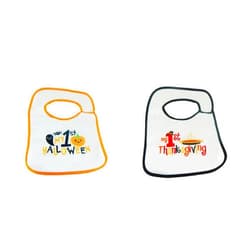 Hello Baby Wonder Halloween & Thanksgiving Bib Set - 2pk