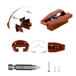 TIHCXNY 6 Sets Commercial Furniture System for Kenlin Rite-Trak II 168 Drawer Slides, Drawer Furniture Manufacturer for Dressers, Sideboards & Bedside Tables, Commercial Drawer Rail Parts