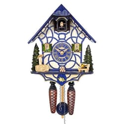 HerrZeit by Adolf Herr Quartz Cuckoo Clock - Magic Blue AH 34 QM