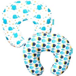 Biloban Nursing Pillow Cover 2 Pack for Breastfeeding Pillow, Ultra Soft and Cozy Nursing Pillow Slipcovers, Snug Fits Boppy Pillow, Perfect Choice for Mom