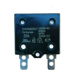FULIHUA 25A 125/250VAC 50/60Hz 50VDC Automatic Reset Relay Fuse, Therma Switch Circuit Breaker Current Overload Protector Children