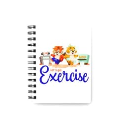 ConnectingHope Lined Hardcover Notebook - Let's Go Exercise Journal - 5