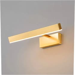 HXYONGN Modern Wall Mount Lamp, Mirror Light LED Vanity Lamp Brass Bathroom Mirror Lights,LED Light Vintage Mirror Light,with 3 Color Temperatures Retro Mirror Cabinet(40cm/16w)