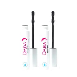 DABALASH Daba Duo Waterproof Mascara Twin Pack – Waterproof & Sweat Proof for up to 24 hours – Two 0.45 oz Mascaras, Very Black