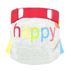 Gdiapers Happy Diaper Pants, Heather Gray, Large
