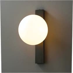 MKGOXAKC Simple Black Copper Estiluz Circ LED Wall Sconce for Bedroom Bedside Living Room Modern Corridor Aisle Lighting Luxury Lamps(Warm White)