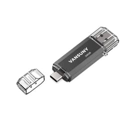 Vansuny 256GB USB C Flash Drive 2 in 1 OTG USB 3.0 + USB C Memory Stick with Keychain Dual Type C USB Thumb Drive Photo Stick Jump Drive for Android Smartphones, Computer, Tablet, PC