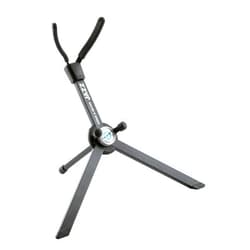 K&M König & Meyer Jazz Saxophone In-Bell Tripod 3 Leg Stand 14330.000.55 | Professional Grade for all Musicians | Lightweight & Compact | Stable Secure Eb Alto Base | Made in Germany Black