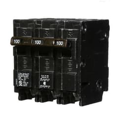 SIEMENS Q3100H 100-Amp Three Pole 22kA Type QPH Circuit Breaker