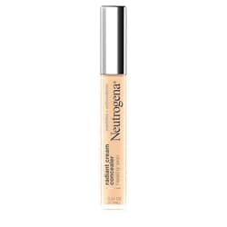 TENA Neutrogena Healthy Skin Radiant Brightening Cream Concealer with Peptides & Vitamin E Antioxidant,Lightweight Perfecting Concealer,Non-Comedogenic,Bisque Light/Medium 02 neutral undertones,0.24 oz