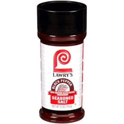 Lawry's Black Pepper Seasoned Salt, 5 oz