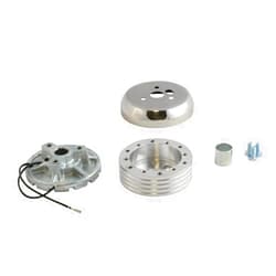 ForeverSharp 6 Hole Polished Hub Adapter Installation Kit B02 for Aftermarket Steering Wheels
