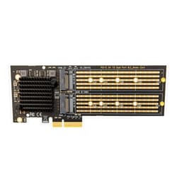 zimaboard PCIe 3.0 x4 to Dual NVMe M.2 SSD Adapter Card