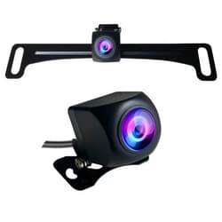 Casoda Backup Camera, AHD 1080P License Plate 2-in-1 Multifunctional Rearview Reversing Camera, Wide Angle Perfect Night Vision IP67 Waterproof Reverse Rear View Camera for Car SUV RV etc.