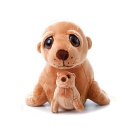 The Petting Zoo Mom and Baby Sea Lion Stuffed Animal, Gifts for Kids, Pocketz Ocean Animals, Sea Lion Plush Toy 14 inches