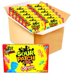 SOUR PATCH KIDS Extreme Sour Soft & Chewy Candy, 12 - 3.5 oz Boxes