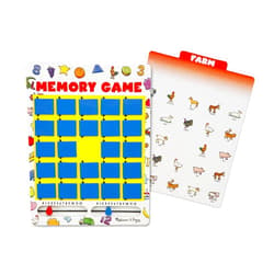 Melissa & Doug Flip to Win Travel Memory Game - Wooden Game Board, 7 Double-Sided Cards