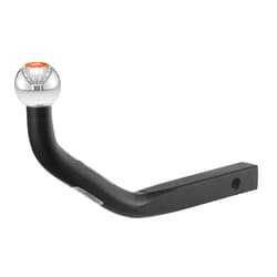 CURT 45592 Euro Trailer Hitch Mount with 2-Inch Ball, Fits 1-1/4-Inch Receiver, 3,500 lbs, 5-1/8-Inch Height